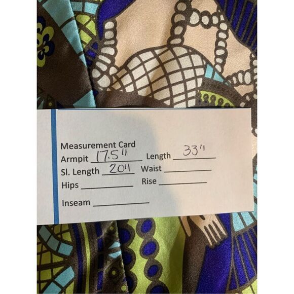 Rare Meghan LA Silk Art Deco Flapper Lady Print Stunning Bold Tunic Dress Size 6 - Picture 12 of 12